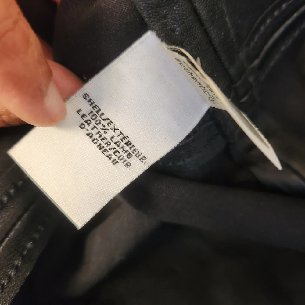 Diane Von Furstenberg Lamb leather Warrior Pants NWOT size 2
